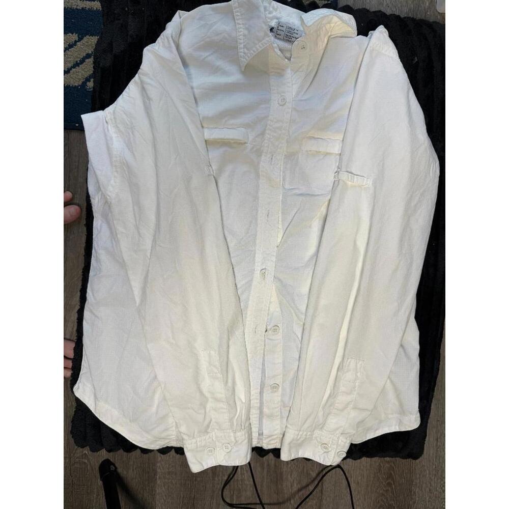 Columbia PFG Vented Long Sleeve Button Up White Women’s Medium SPF Lightweight